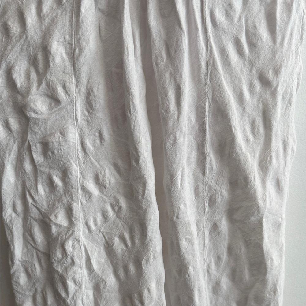 Free People Size Medium Free-est Natalya Solid Midi Dress in Ivory - Picture 13 of 16